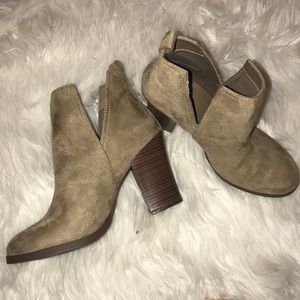 Charlotte Russe suede booties